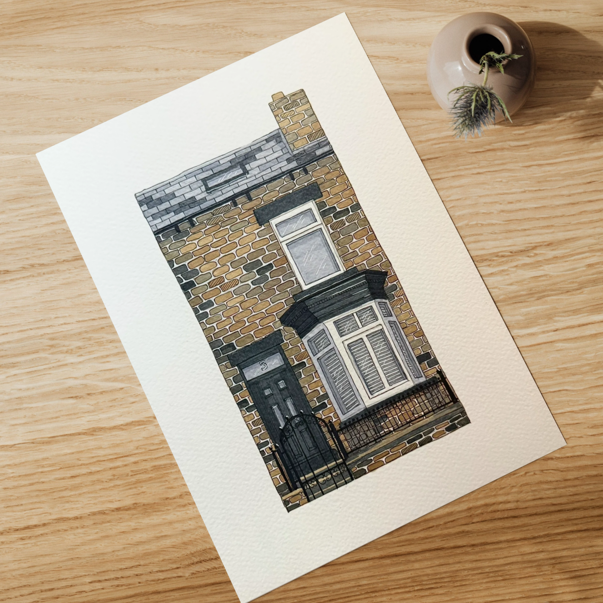 Custom House Portrait